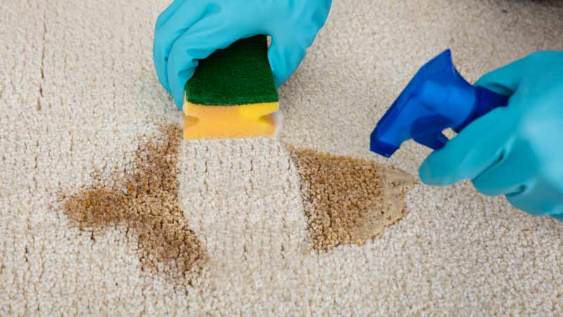 Como Limpiar una mancha de la alfombra